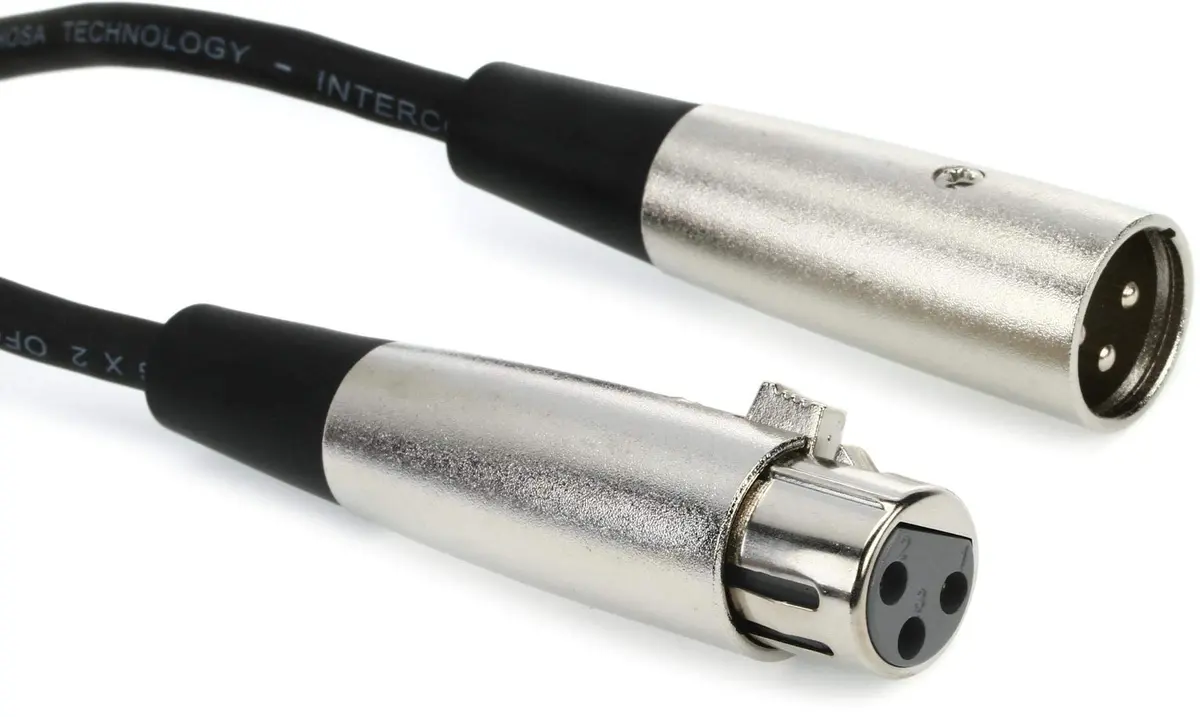 Hosa XLR-105 Balanced Interconnect XLR Cable - 5 Foot (1.52 m) | Professional Audio Cable for Microphones - main product image