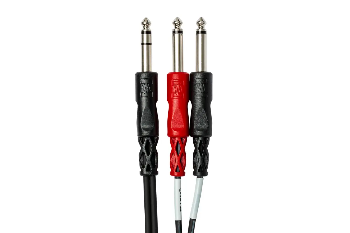 Hosa STP-203 Insert Cable 1/4 Inches TRS to Dual 1/4 Inches TS - 9 Feet | Professional Audio Signal Splitter - view 3