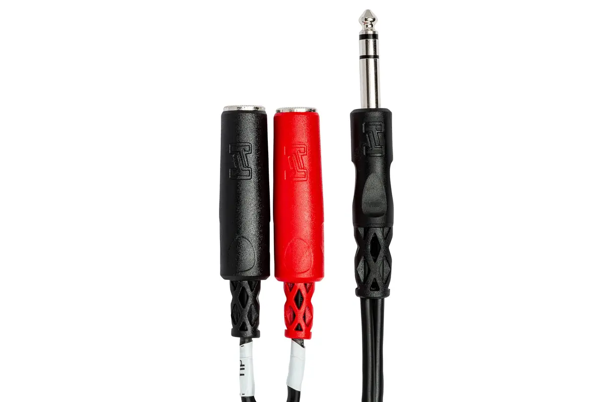 Hosa YPP-117 1/4 Inch TRS to Dual 1/4 Inch TSF Stereo Breakout Cable, 6 Inches | Heavy-Duty, Compact Audio Splitter - view 4