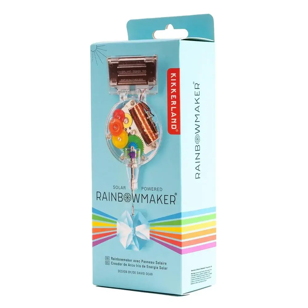 Kikkerland Solar Powered Rainbow Maker Hanging Ornament | Creates Rainbows Indoors - view 8