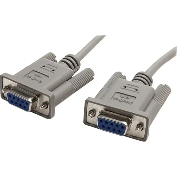 StarTech.com 10' RS232 Serial Null Modem Cable - Null modem cable - DB-9 (F) to DB-9 (F) - 10 ft - view 3