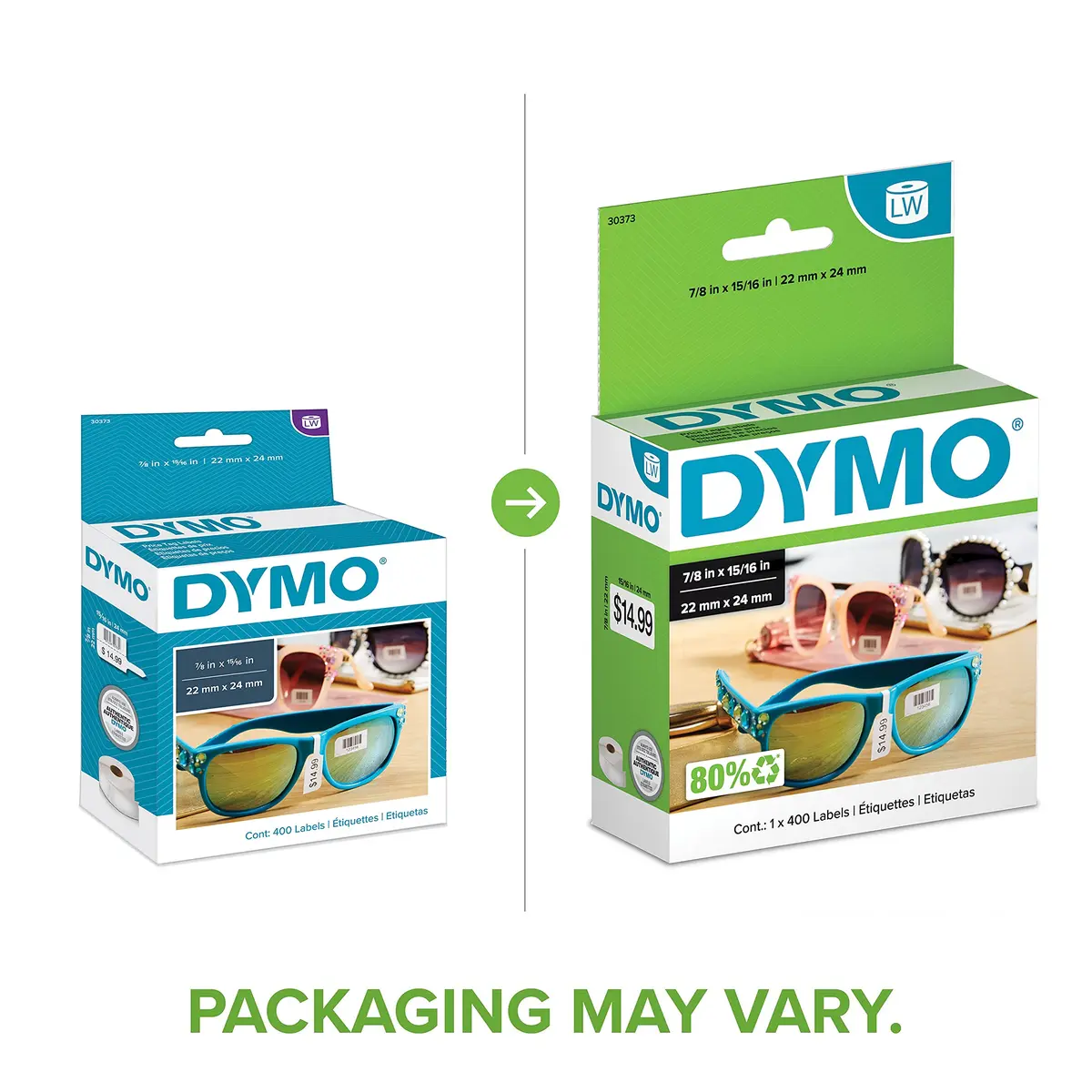 DYMO Price Tag Labels for LabelWriter Printers 15/16" x 7/8" | Cost-Effective Thermal Labels - view 2