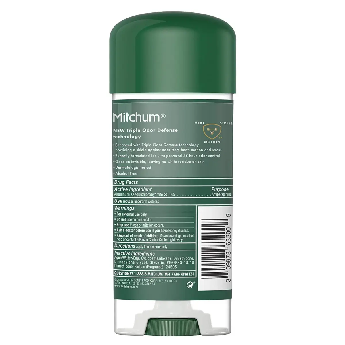 Mitchum Advanced Control Clear Gel Antiperspirant & Deodorant Unscented 96g (3.4 oz) | Clinically Proven All-Day Wetness Protection - view 2