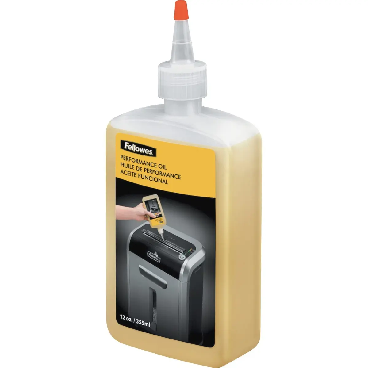 Fellowes Powershred Performance Shredder Oil 12 oz (355 ml) | Industrial-Grade Lubricant for Cross-Cut & Micro-Cut Shredders - view 7