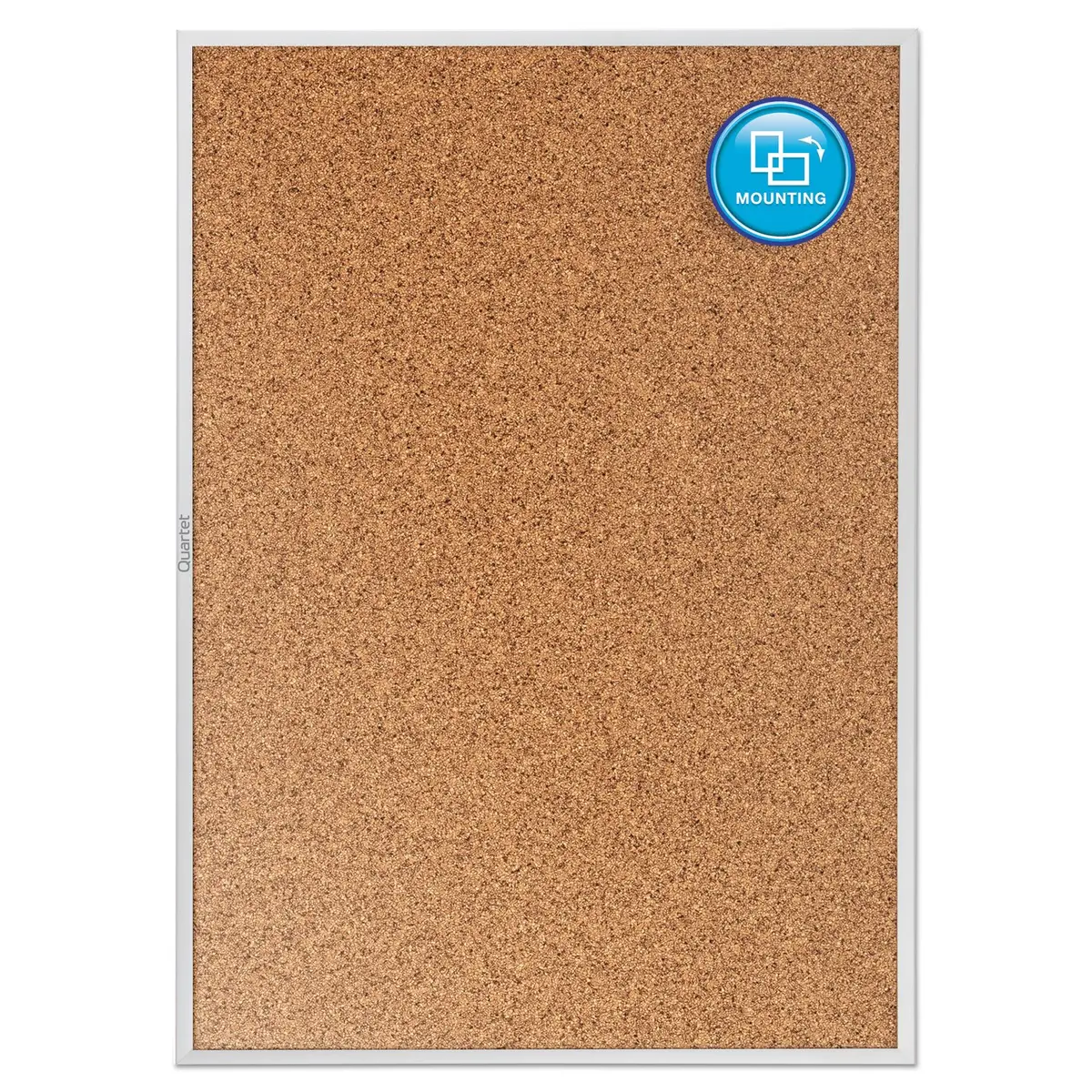 Quartet Cork Board 18" x 24" | Durable Bulletin Board with Aluminum Frame - view 5