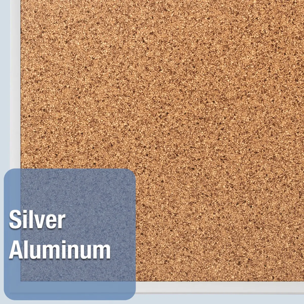 Quartet Cork Board 18" x 24" | Durable Bulletin Board with Aluminum Frame - view 6