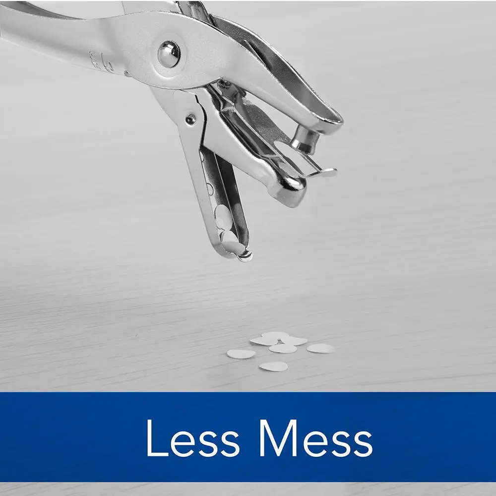 Swingline 1 Hole Punch, 5 Sheet Capacity | Durable Chrome Paper Punch for Office & School - view 4