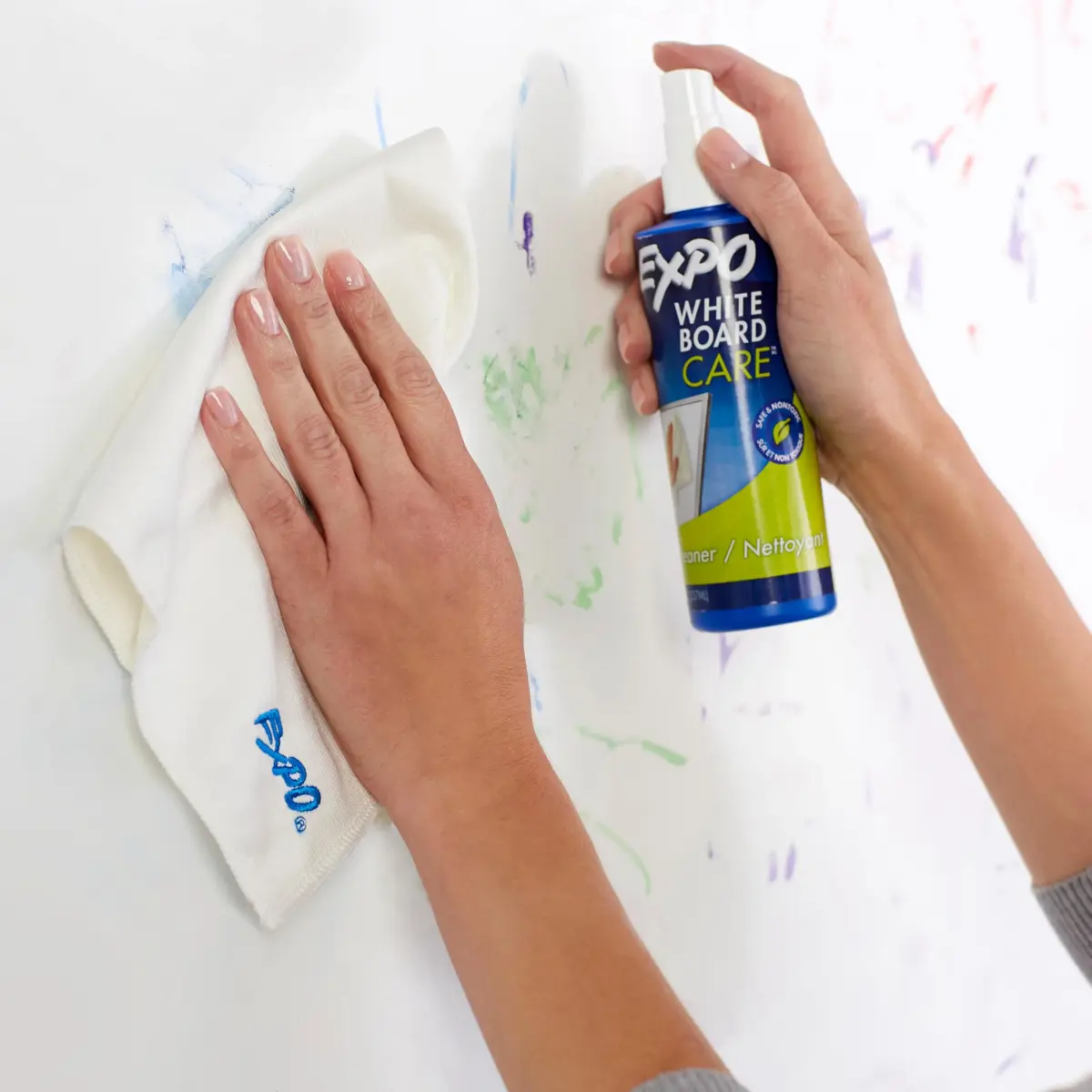 EXPO Dry Erase Whiteboard Cleaning Spray 237ml (8 Fl Oz) | Removes Ghosting & Stubborn Marks - view 2