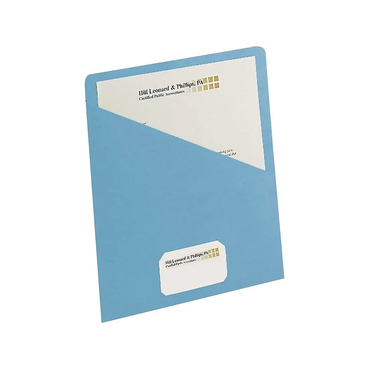 SMEAD File Jacket Letter Size Blue Pack of 25 | Secure & Organized Document Storage - view 3
