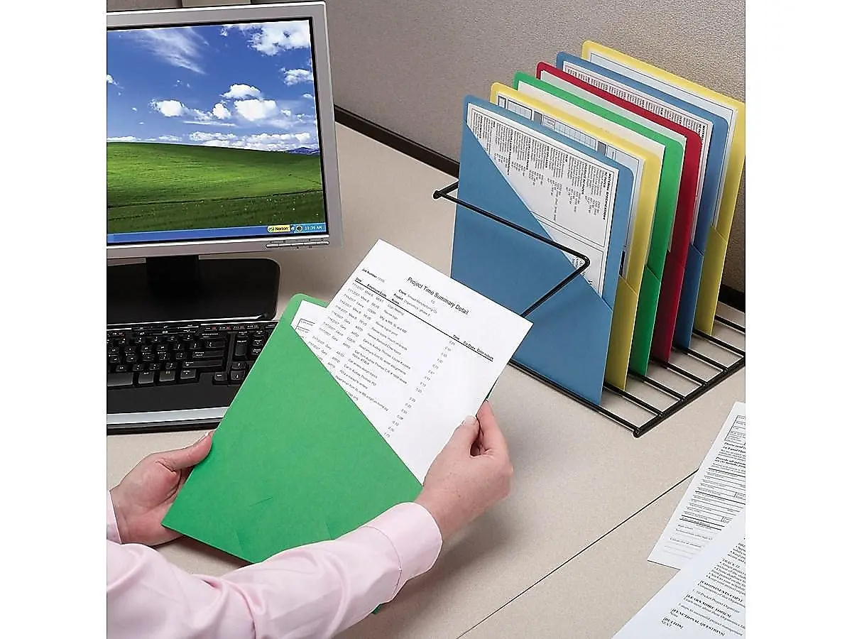 SMEAD File Jacket Letter Size Green Pack of 25 | Secure & Organized Document Storage - view 5