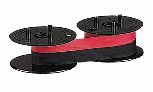 Nu-Kote Model BR80C-6 Red/Black Nylon Ribbons | Pack Of 6 for Impact Printers - main product image