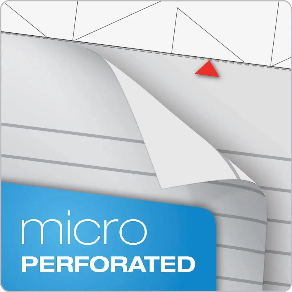 Tops Prism Writing Pads, 8-1/2" x 11-3/4" | Gray Legal Rule, 50 Sheets, 12 Pack - view 7