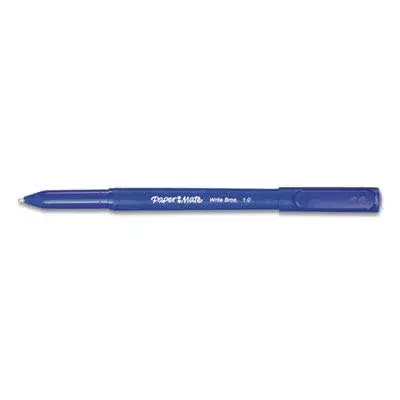 Paper Mate Write Bros. Ballpoint Pens, Medium Point (1.0mm), Blue, 12 Count | Smooth Ink, Sleek Design - view 5