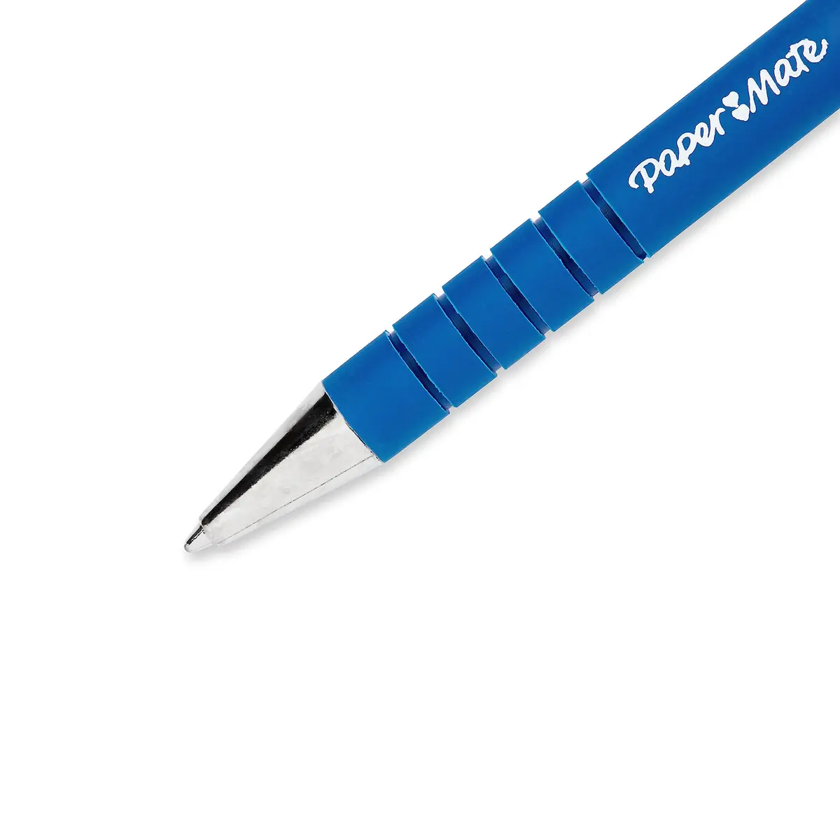 Paper Mate Flexgrip Ultra Retractable Ballpoint Pen 0.70 mm | Fine Point, Blue Ink, 12-Pack - view 3
