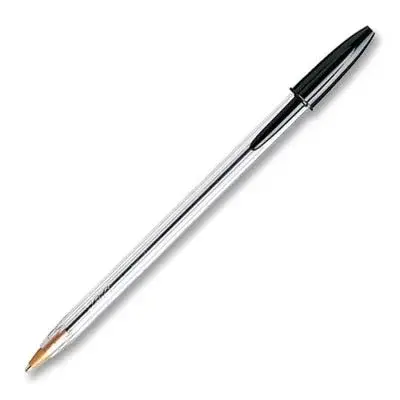 BIC Cristal Xtra Smooth Black Ballpoint Pens, Medium Point, 12-Count Pack | Smooth Ink Flow - view 4