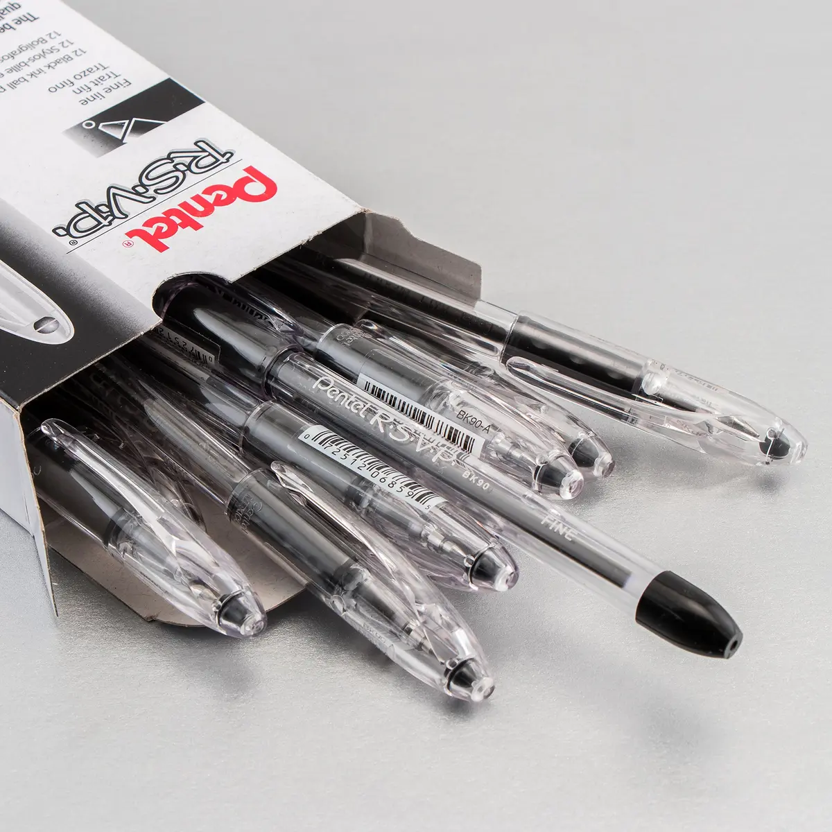 Pentel RSVP Ballpoint Pen, Fine Line, 0.7mm, Black Ink | Durable, Comfortable & Long-Lasting - view 3