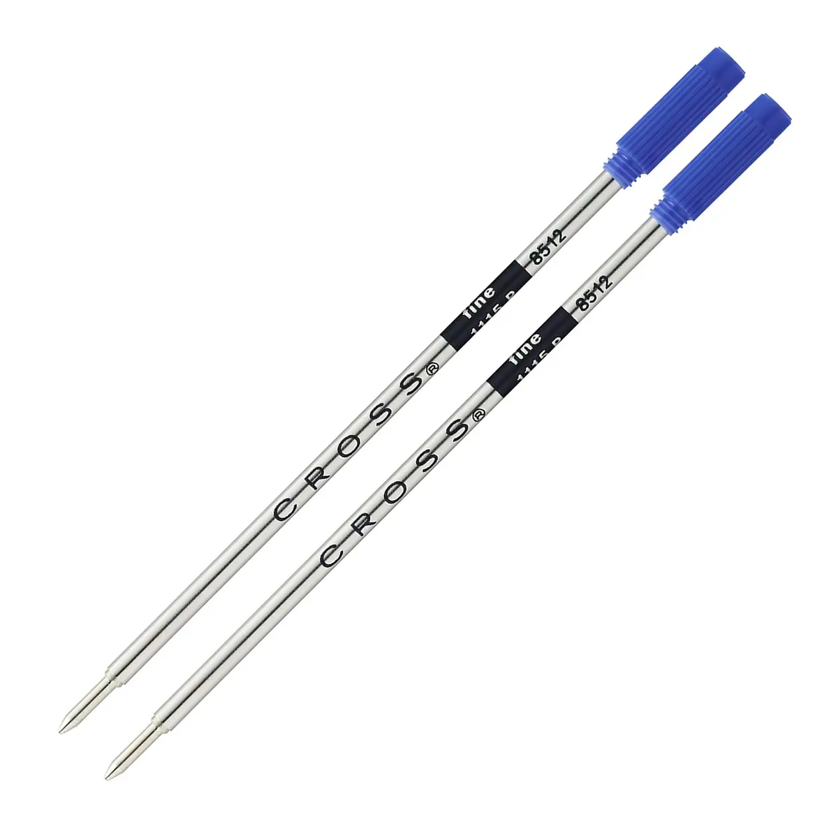 Cross Ballpoint Pen Refill, Blue Fine Point, 2-Pack | Writes 2.1 Miles - main product image