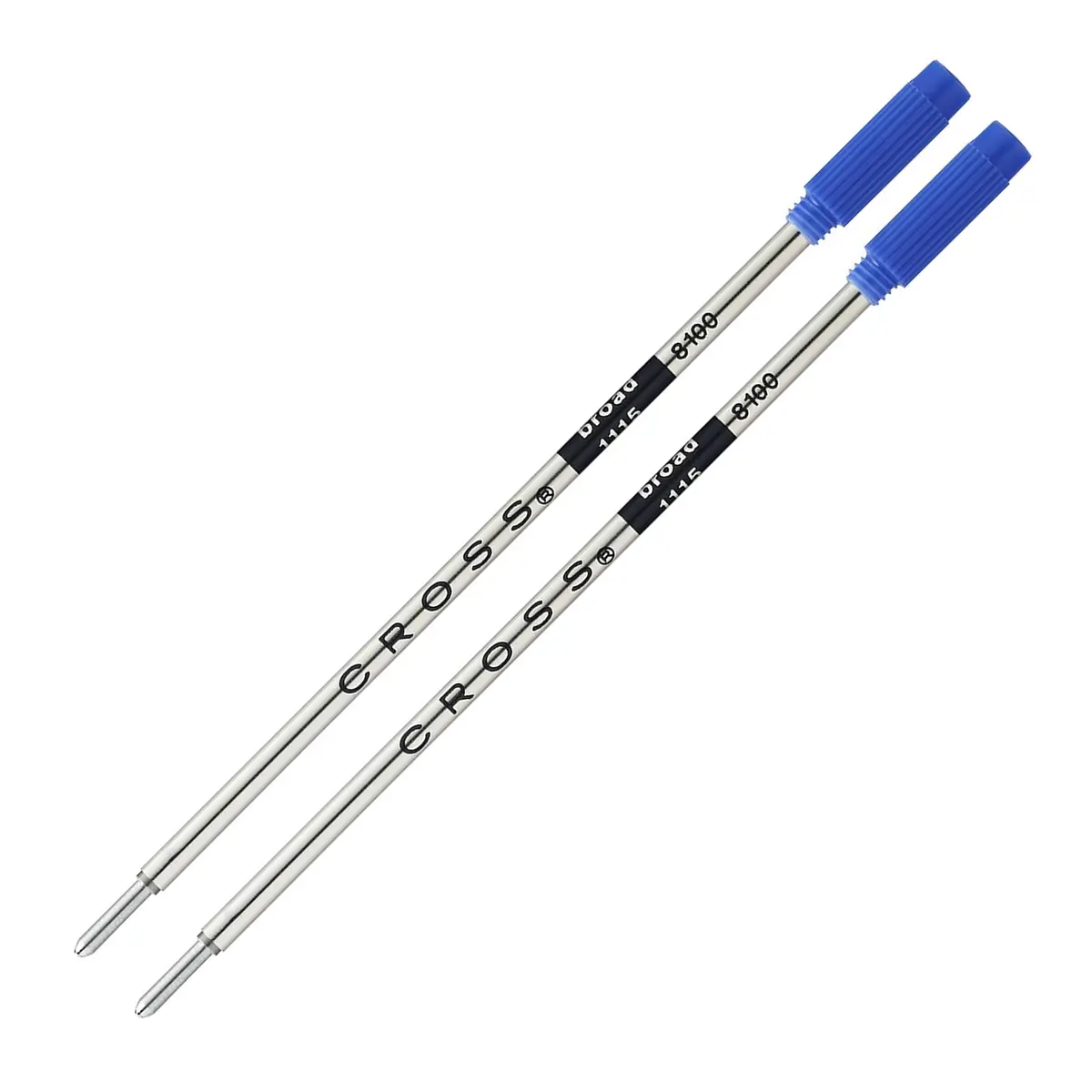 Cross Blue Ballpoint Pen Refill, Broad Point, 2-Pack Refill Set | Writes 1 Mile - main product image