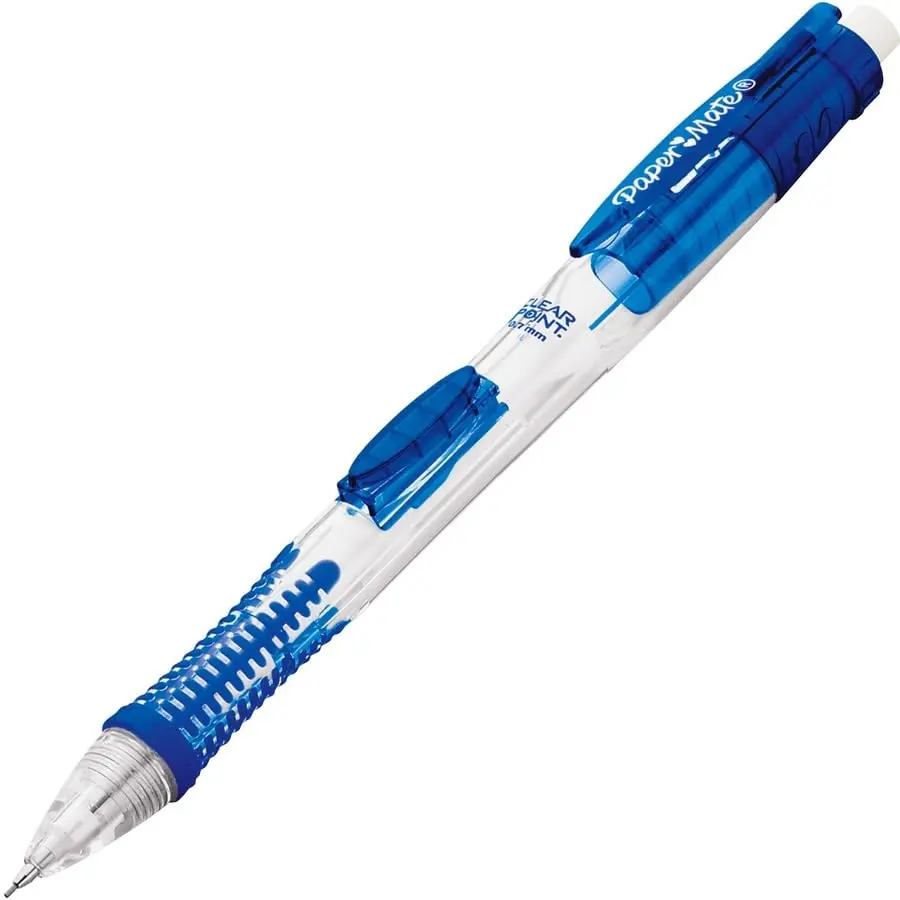 Paper Mate Clearpoint Mechanical Pencils 12 Pack | 0.7mm HB #2 Lead, Blue Barrels, Teacher & Student Supplies - view 4