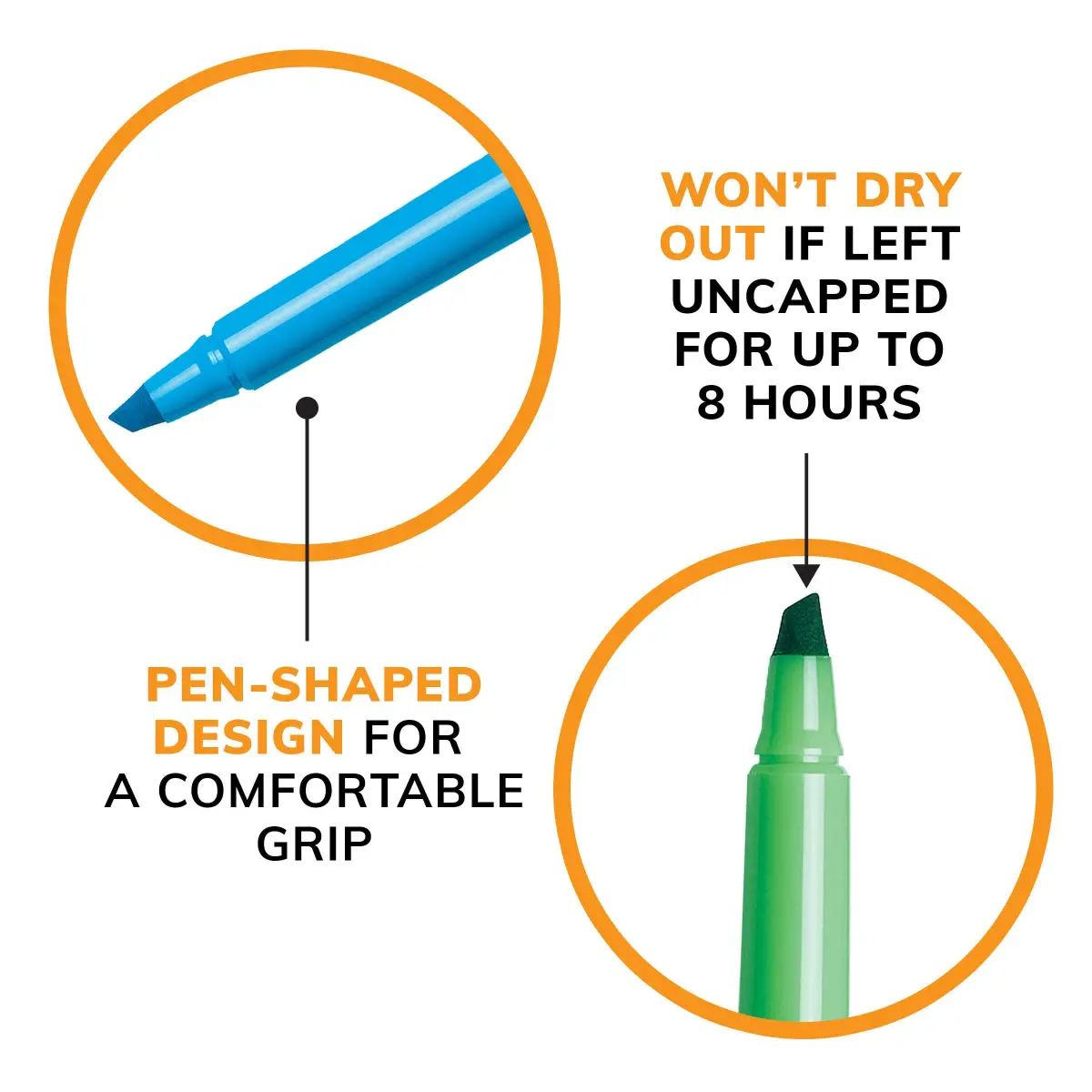 BIC Brite Liner Green Highlighters, Chisel Tip, 12-Count Pack | ACMI-Approved - view 5