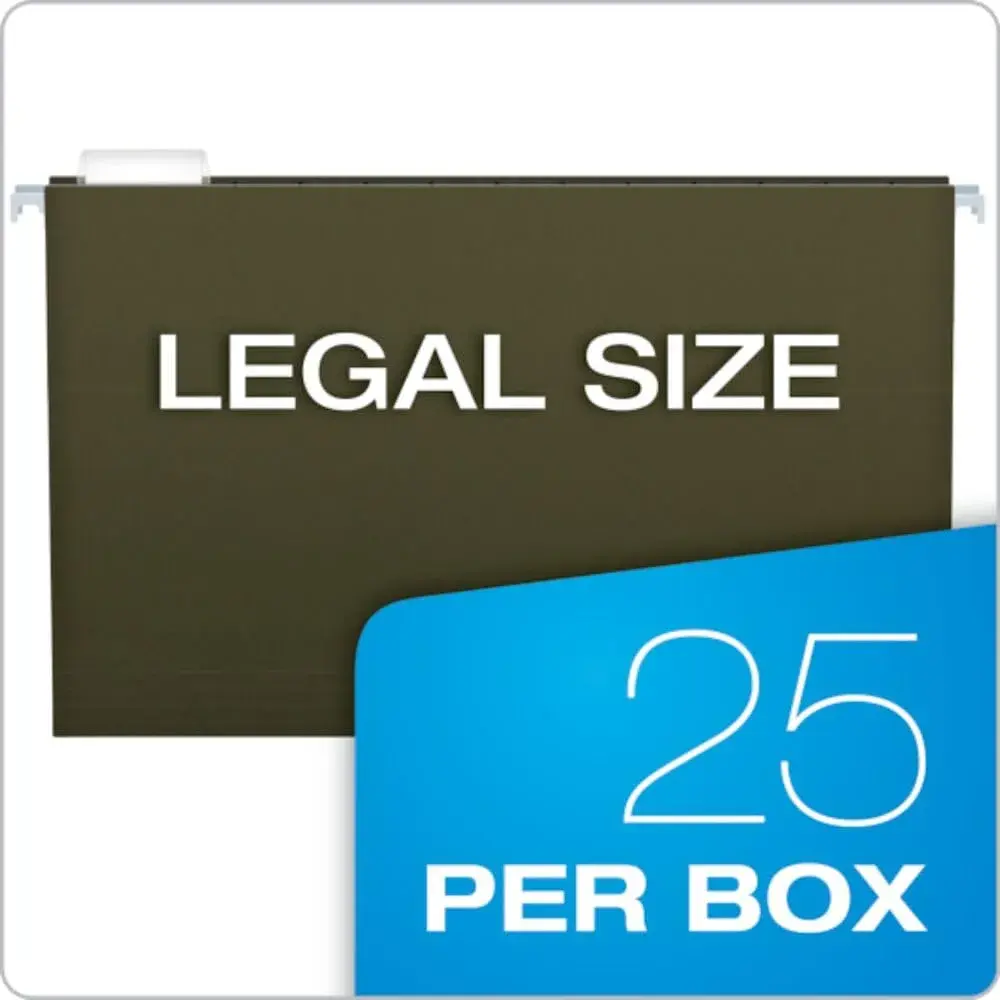 Pendaflex Extra Capacity Reinforced Hanging File Folders 2" Legal Size 400 Sheets | Holds Bulky Files Securely - view 4