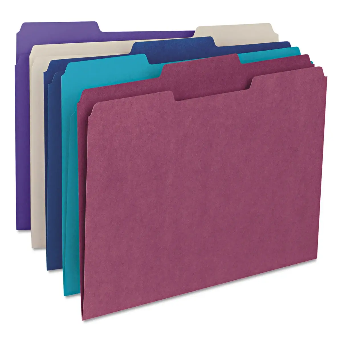 Smead Colored File Folders Gray 100 per Box (11.625 x 9.5 inches) | Organize Documents with 1/3-Cut Tabs - view 6