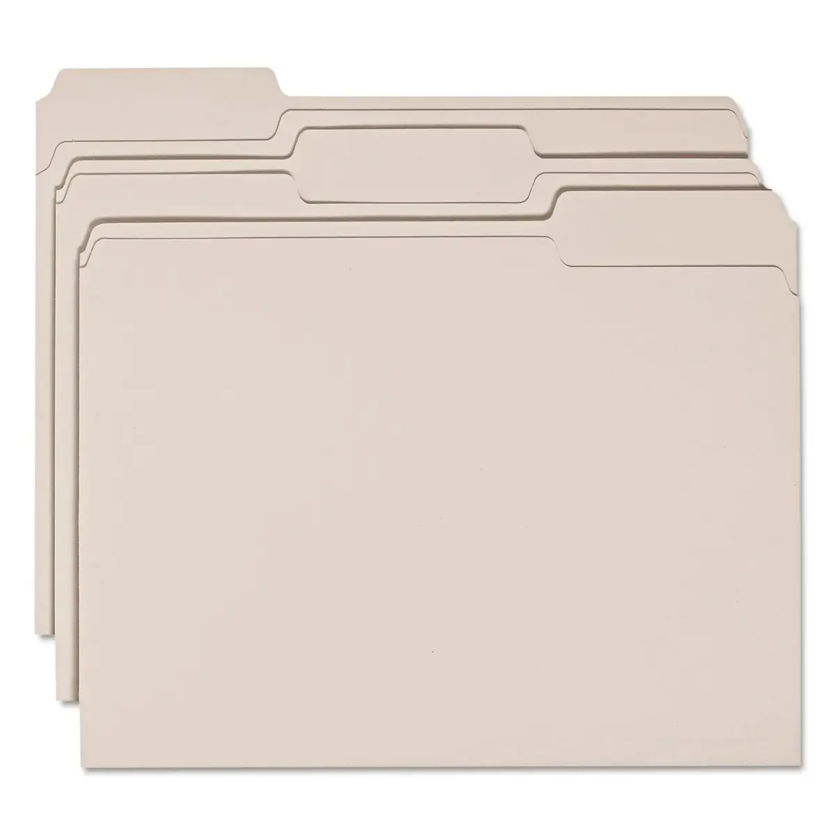 Smead Colored File Folders Gray 100 per Box (11.625 x 9.5 inches) | Organize Documents with 1/3-Cut Tabs - view 4
