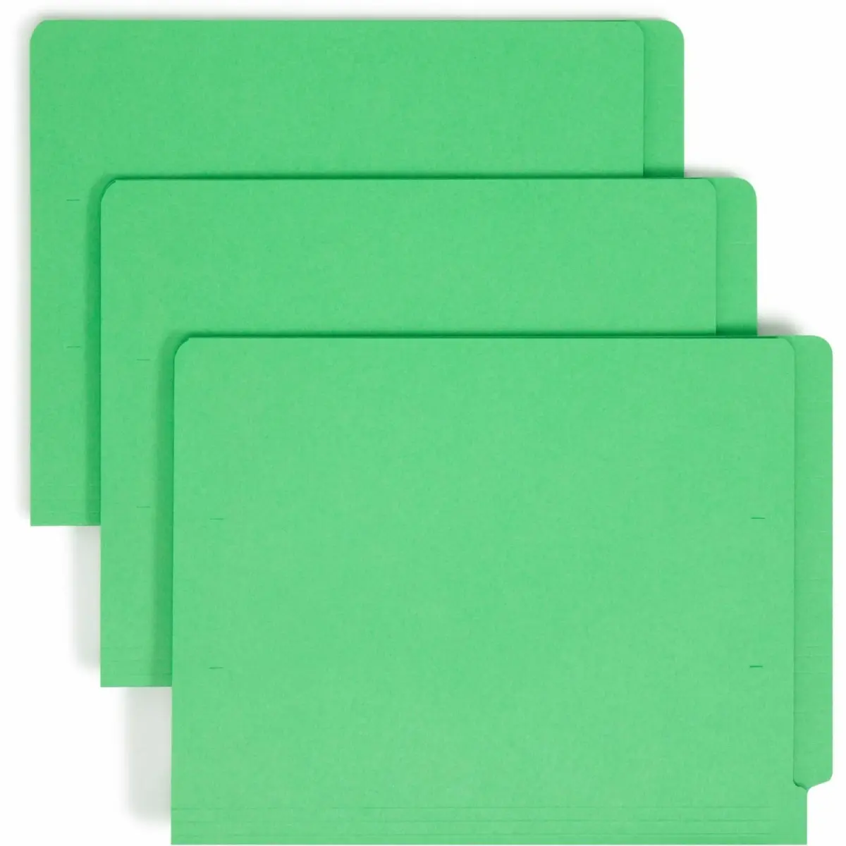 Smead End Tab File Folder, Shelf-Master Reinforced Straight-Cut Tab, Letter Size, Green, 100 per Box (25110) | Durable Filing for Offices - view 4