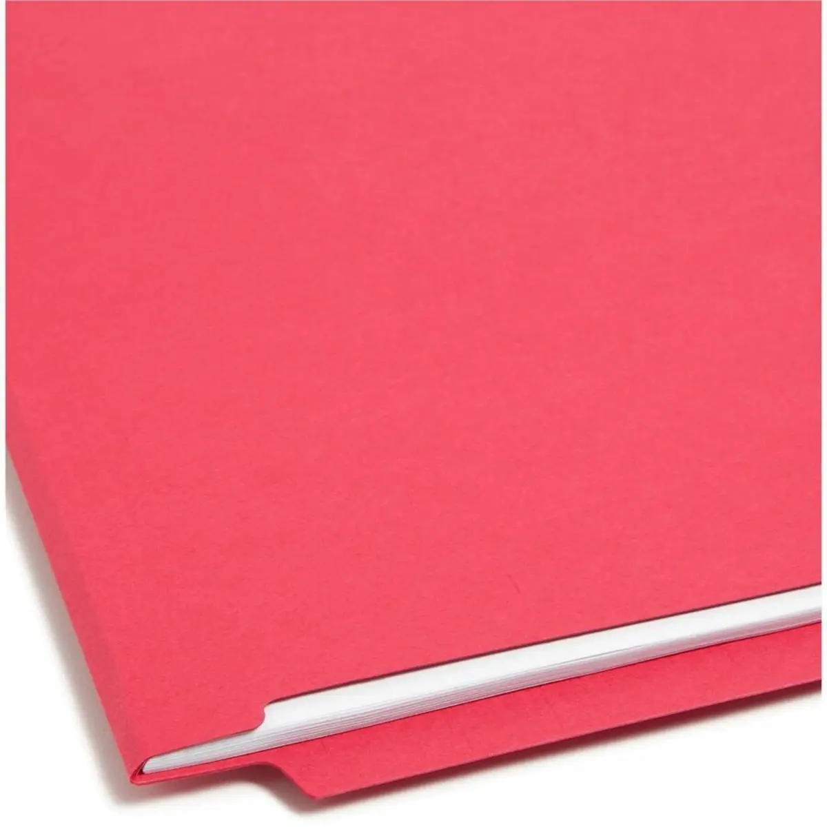 Smead End Tab File Folder, Shelf-Master Reinforced Straight-Cut Tab, Letter Size, Red, 100 Per Box | Industry Standard for Efficient Shelf Filing - view 5