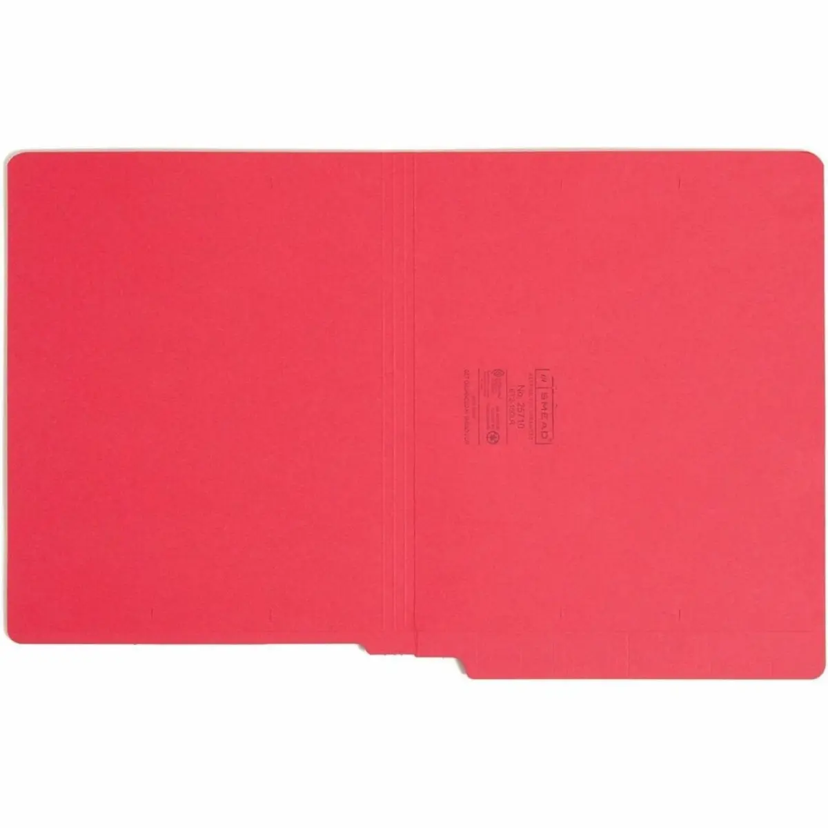 Smead End Tab File Folder, Shelf-Master Reinforced Straight-Cut Tab, Letter Size, Red, 100 Per Box | Industry Standard for Efficient Shelf Filing - view 6