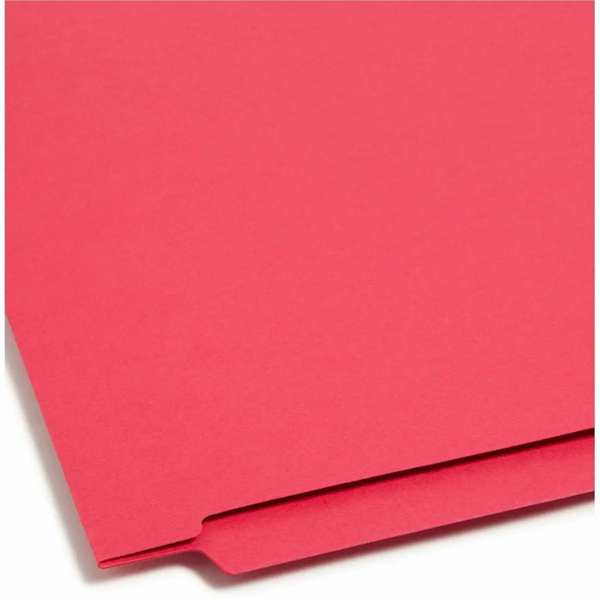 Smead End Tab File Folder, Shelf-Master Reinforced Straight-Cut Tab, Letter Size, Red, 100 Per Box | Industry Standard for Efficient Shelf Filing - view 7
