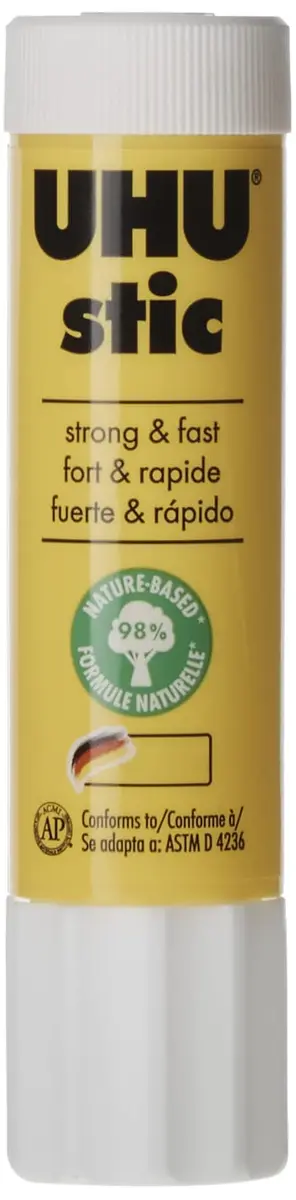 Saunders UHU Stic Permanent Glue Stick 0.74 Oz | Dries Clear, Acid-Free, Photo-Safe - main product image