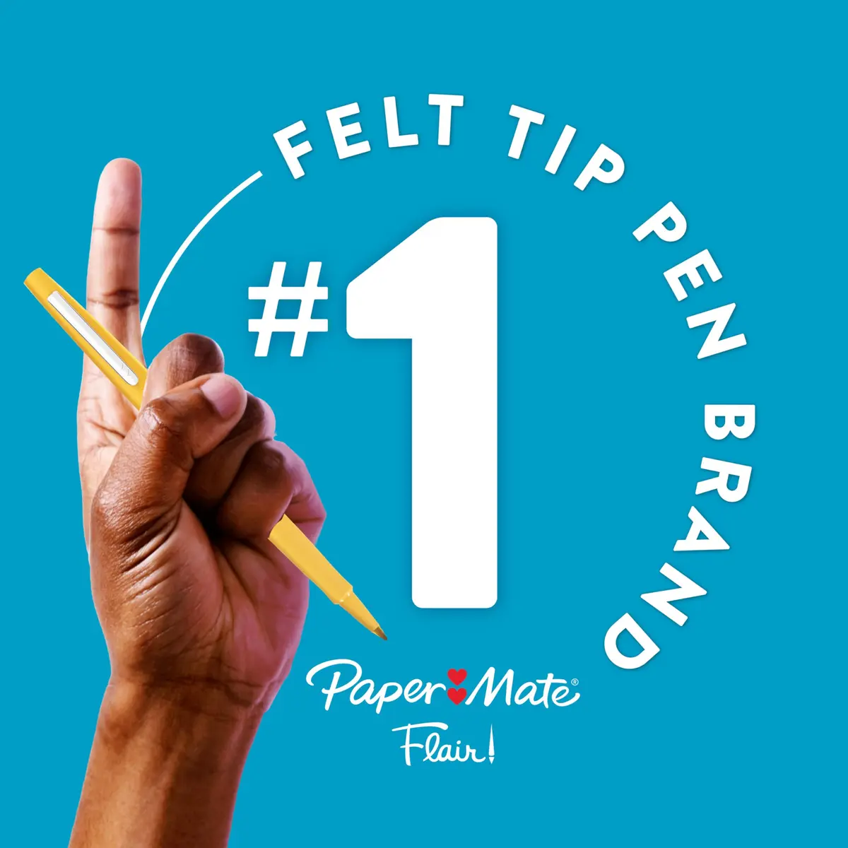 Paper Mate Flair Felt Tip Pens, Medium Point (0.7mm), Green Ink, 12 Count | Bright Colors for Writing & Journaling - view 5