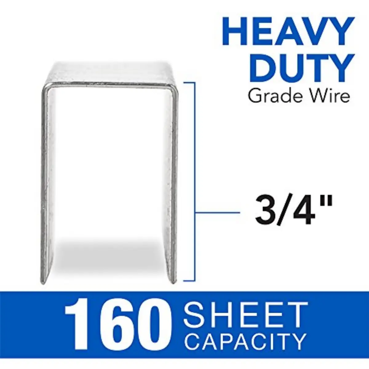 Swingline Heavy Duty Staples 3/4" | Secure up to 160 sheets, durable alloy steel, for heavy-duty staplers - view 3