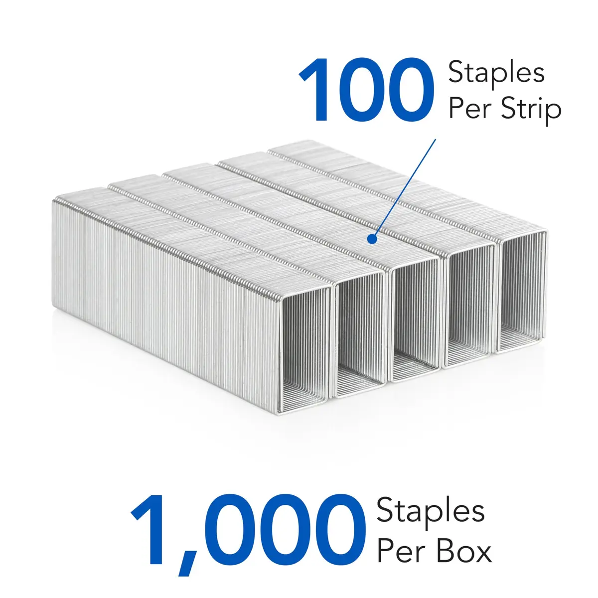 Rexel Heavy Duty Staples 15/16" (210 Sheet) | Sharp Chisel Points for Fewer Jams - view 3