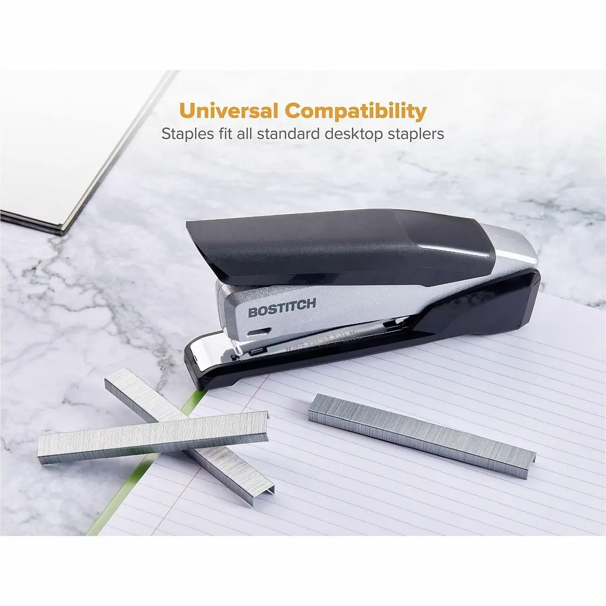 Bostitch Office Standard Staples 1/4 Inch 5000 Count | High Carbon Steel for 28 Sheets - view 4