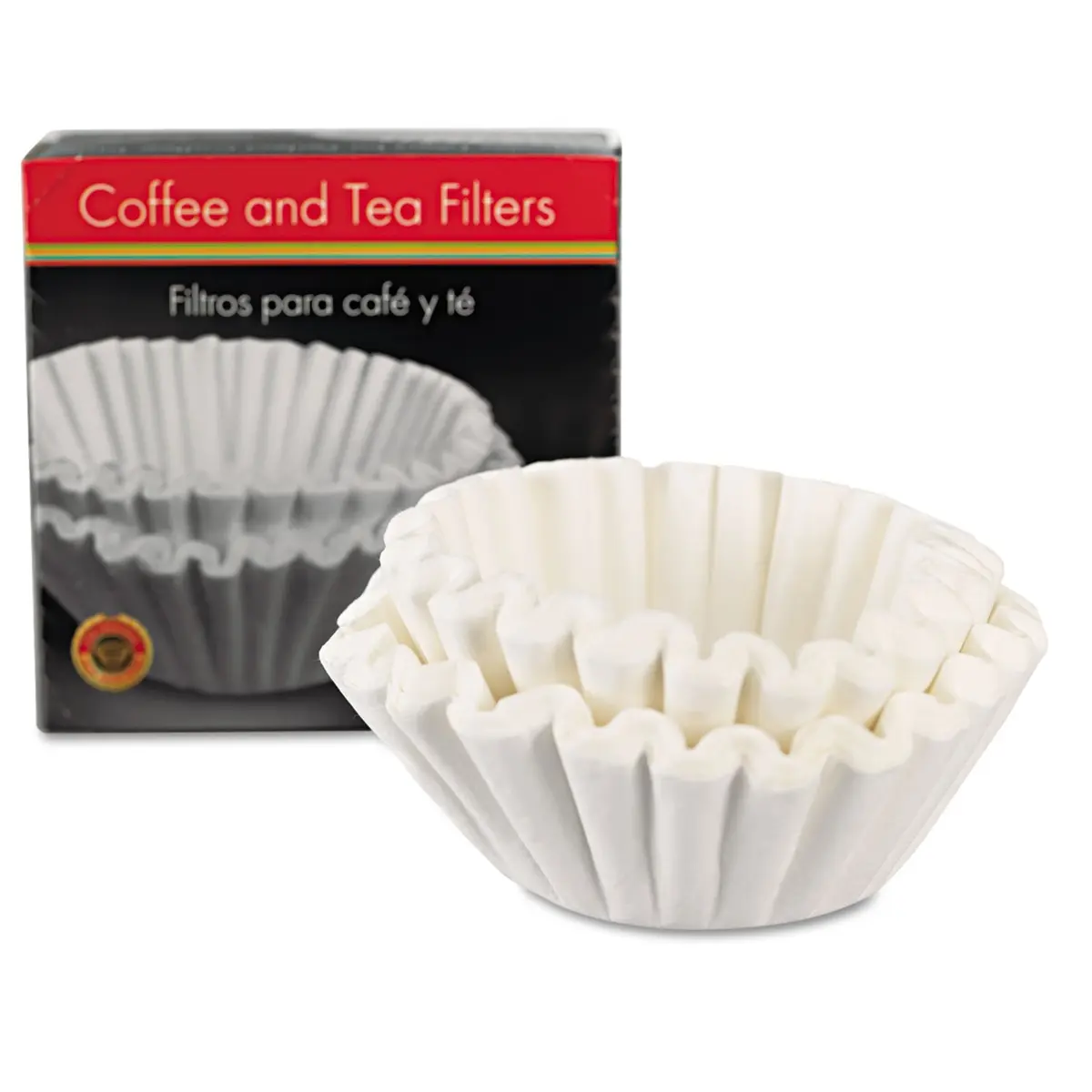 Bunn Coffee Filter Basket 100 Count | Chlorine-Free, Fits 8-12 Cup Brewers (70-120 chars) - view 3