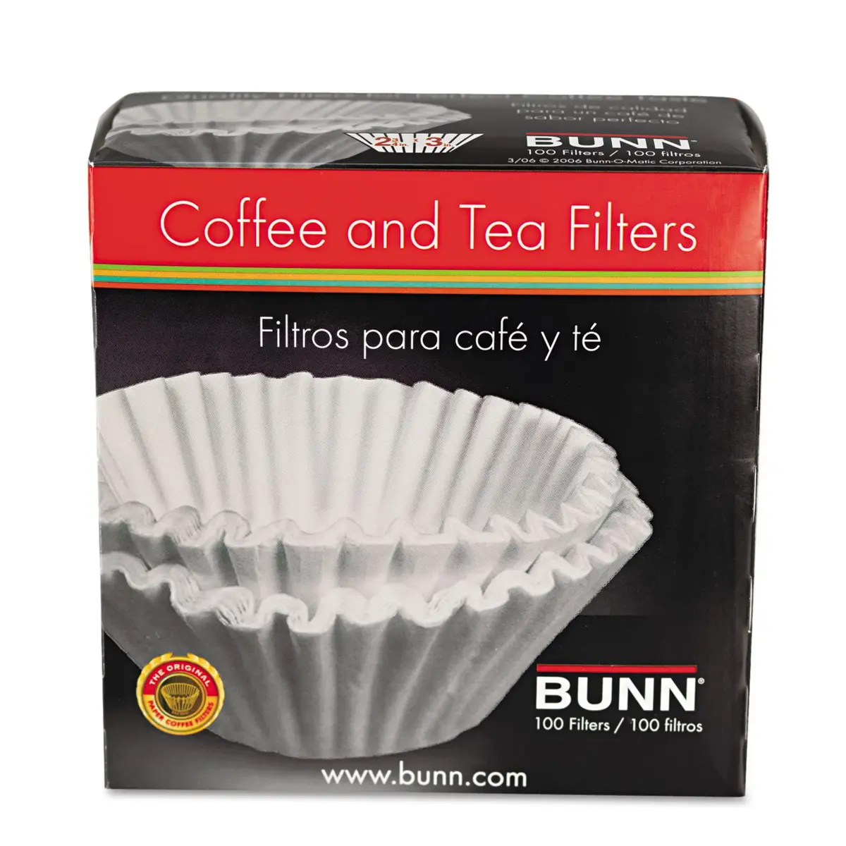 Bunn Coffee Filter Basket 100 Count | Chlorine-Free, Fits 8-12 Cup Brewers (70-120 chars) - view 4