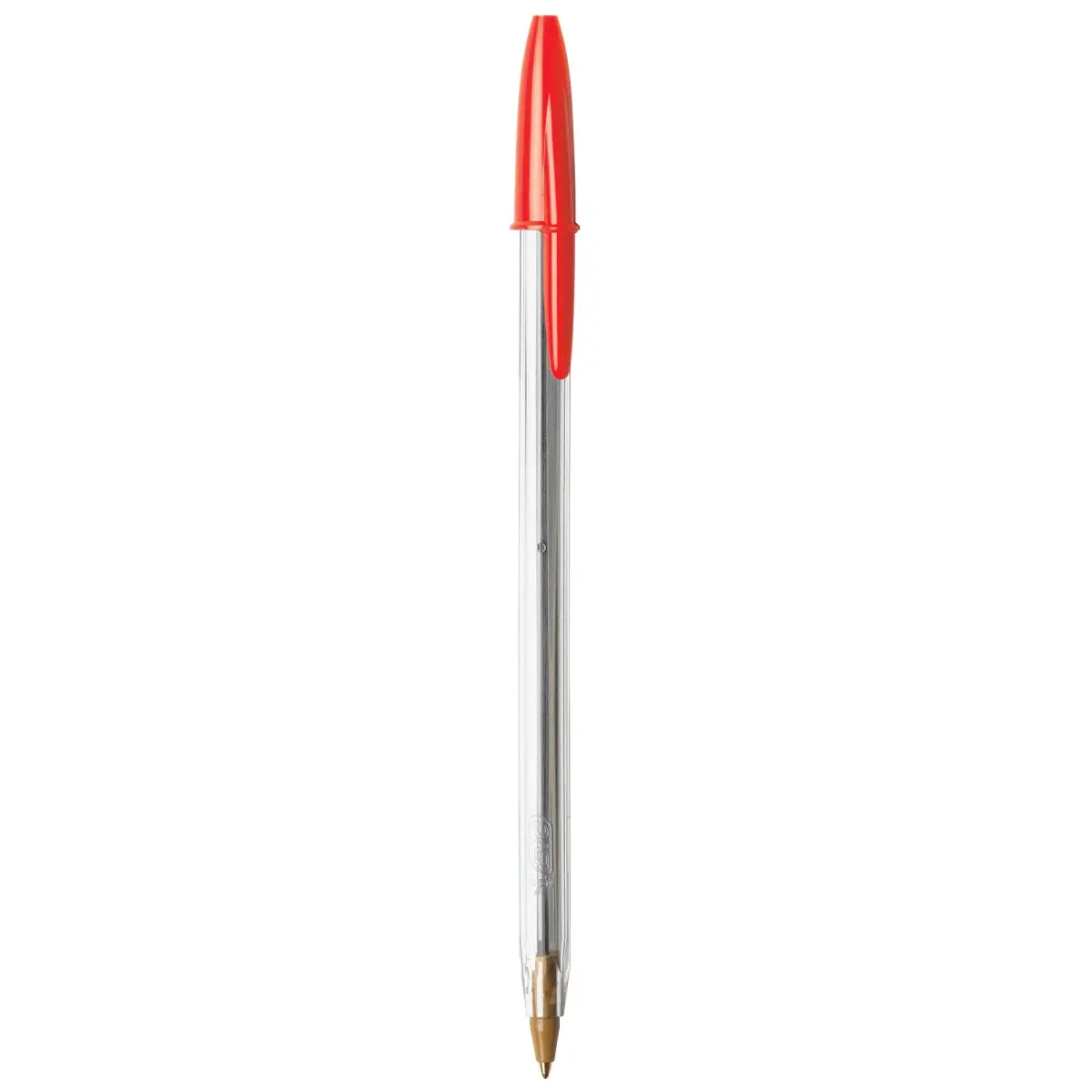 BIC Cristal Xtra Smooth Ballpoint Pen, Medium Point (1.0mm), Red, 10-Count | Smooth Ink Flow - view 2