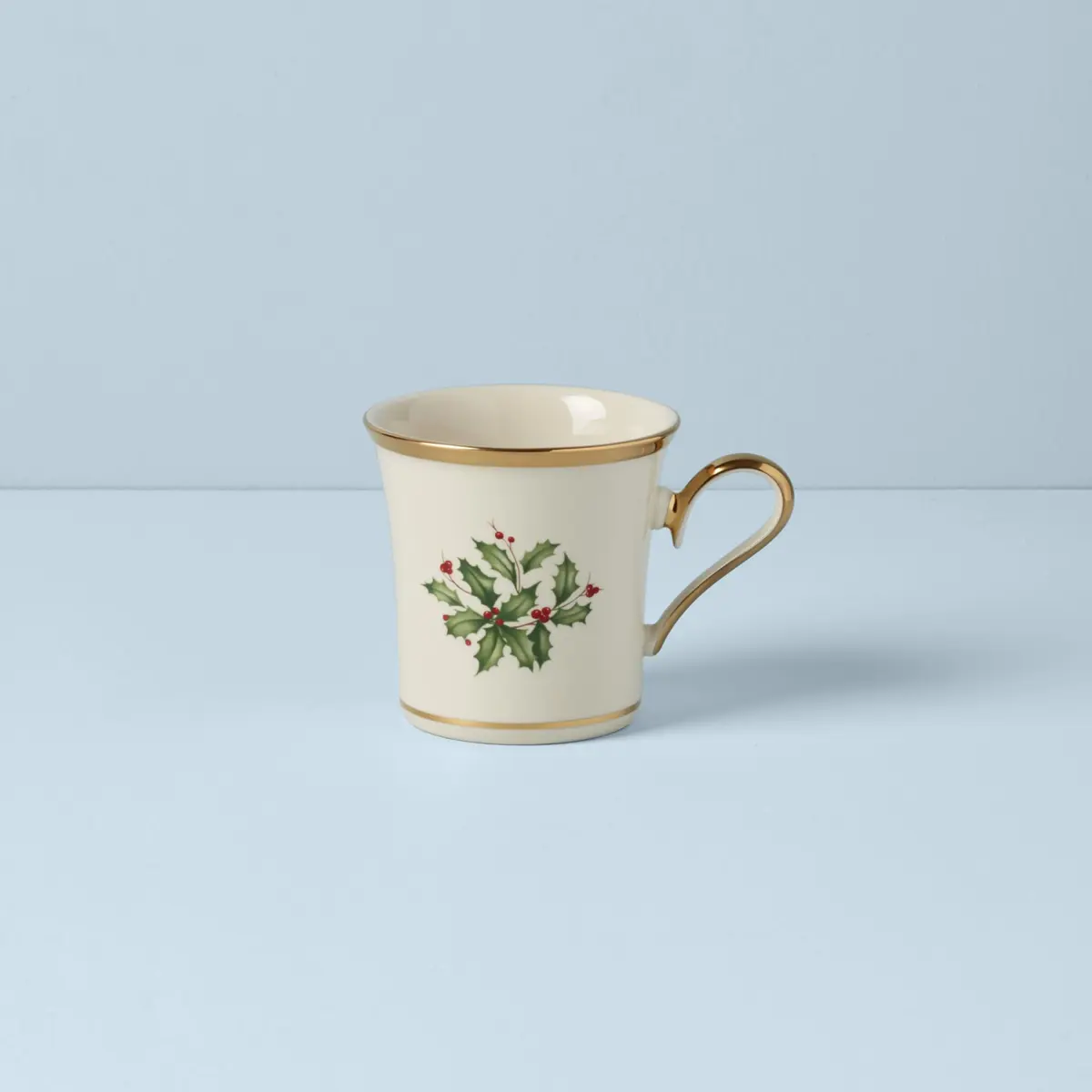 Lenox Holiday Mug 10 Ounces | Porcelain Christmas Drinkware with Gold Trim - view 2