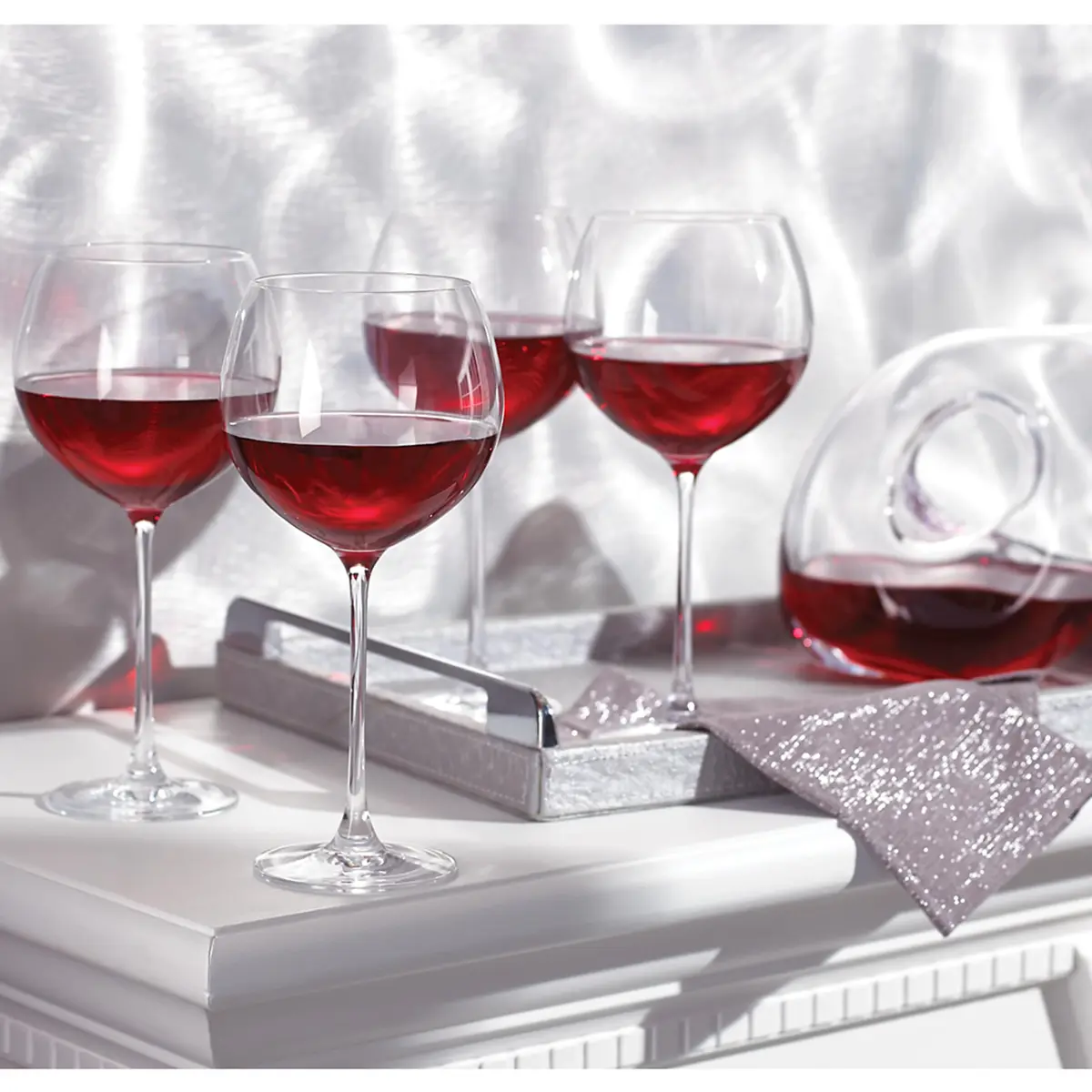 Lenox Tuscany Classics 4pc Beaujolais Wine Glass, 24oz | Elegant Lead-Free Crystal - view 3