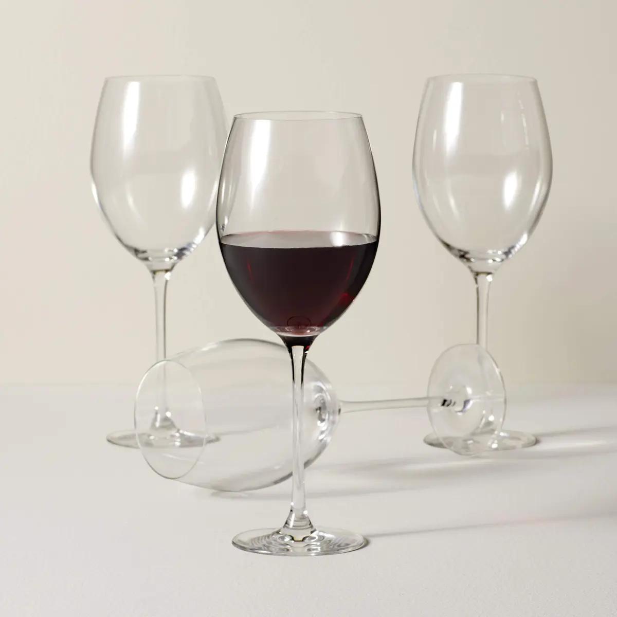 Lenox Tuscany Classics Bordeaux Glass Set, 4-piece, 26.5oz | Elegant European Crystal for Bordeaux Wines - view 4