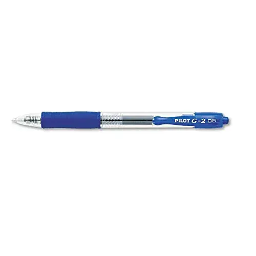 PILOT G2 Premium Gel Roller Pens, Extra Fine Point 0.5 mm, Blue Ink, Pack of 12 | Smooth Writing Instrument - view 2
