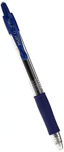 PILOT G2 Premium Gel Roller Pens, Extra Fine Point 0.5 mm, Blue Ink, Pack of 12 | Smooth Writing Instrument - view 4