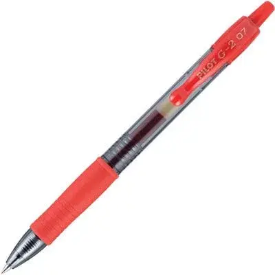 Pilot G2 Premium Gel Roller Pens Fine Point 0.7 mm Red Pack of 12 | Smooth Ink Flow Writing Instrument - view 4