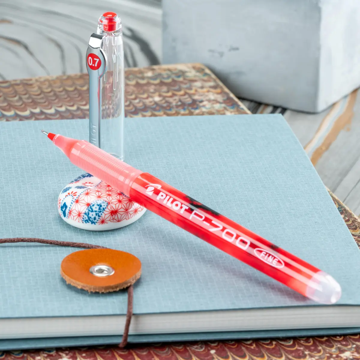 PILOT Precise P-700 Gel Ink Rollerball Pen 0.7mm | Smooth, Precise, Smudge-Proof Red Ink - view 3
