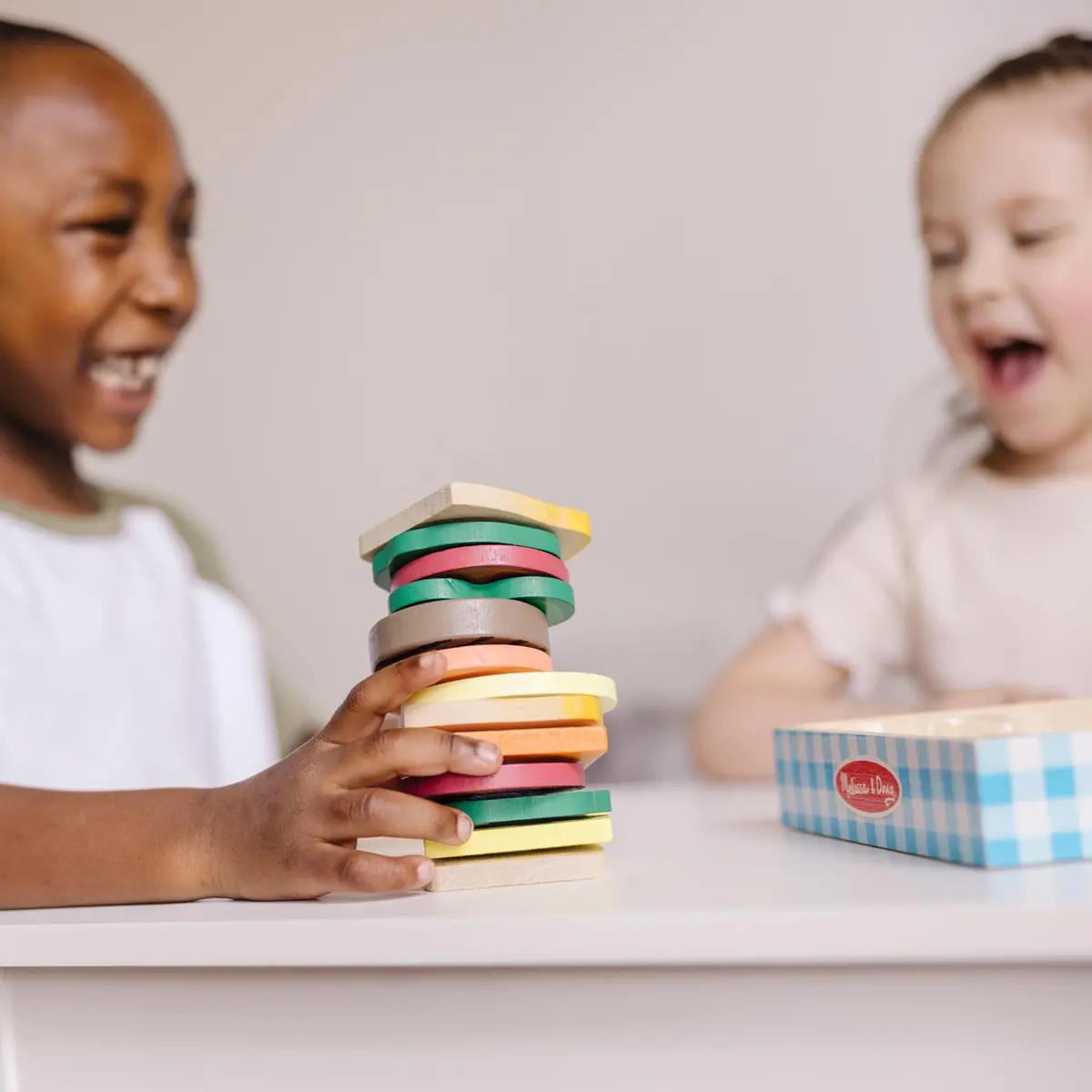 Melissa & Doug Wooden Sandwich-Making Pretend Play Food Set for Kids Ages 3+ | 16 Wooden Ingredients, Realistic Details - view 5