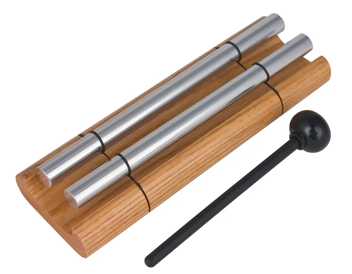 Woodstock Chimes Zenergy Duo Hand Bell Chime 7.5" (19 cm) | Tuned for Meditation & Relaxation - main product image