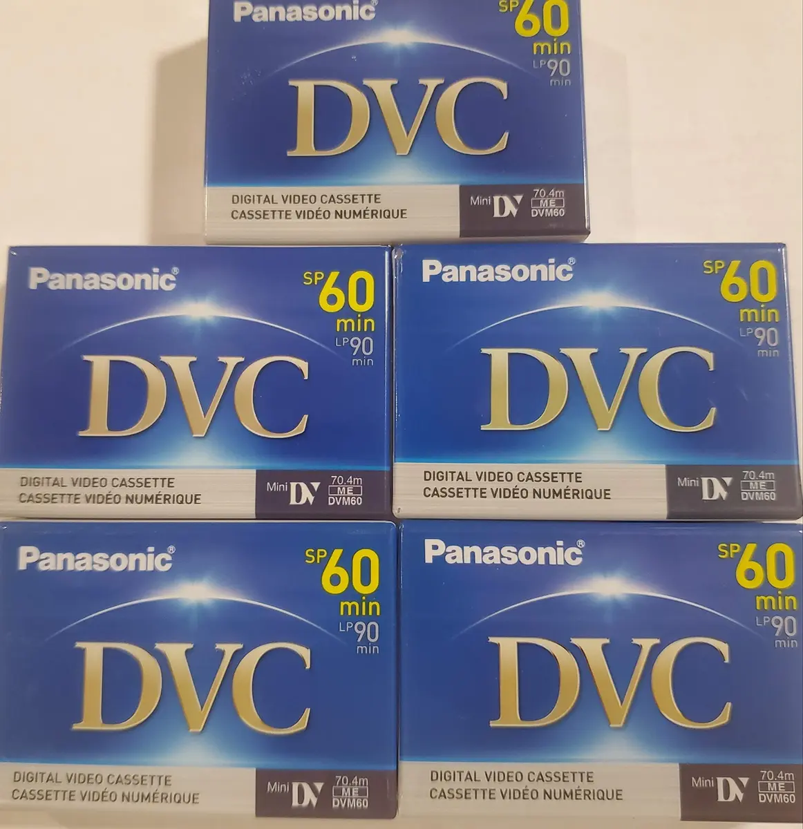 Panasonic MiniDV Tapes 60 Min | High-Quality Digital Recording (70-120 chars) - view 3