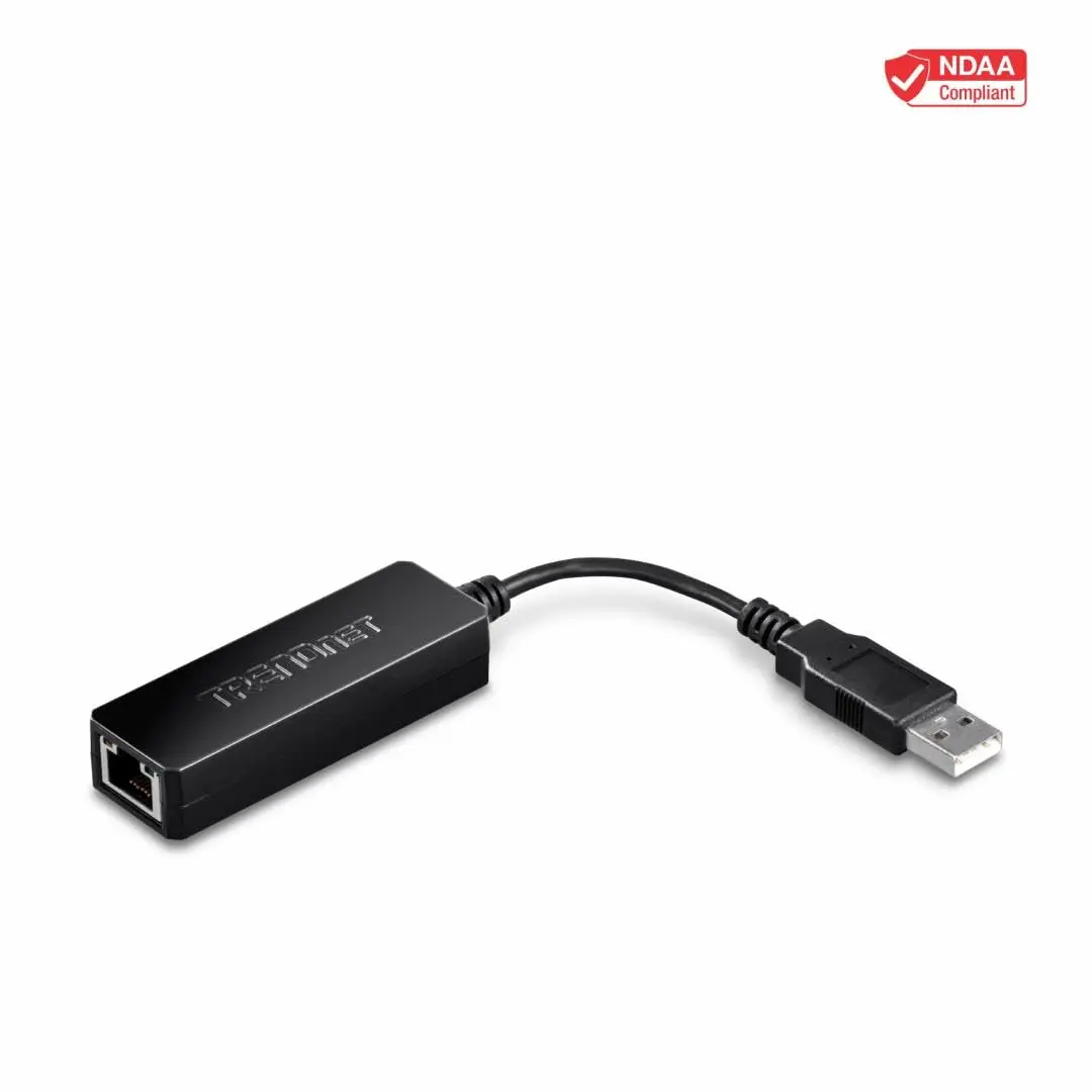 TRENDnet USB 2.0 to Fast Ethernet Adapter TU2-ET100 | 10/100 Mbps Network Interface, Compatible with Windows & Mac - view 2